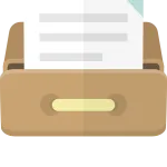 Drawer And038 Document SVG Icon